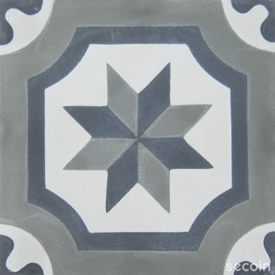 Cement tile D003